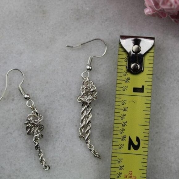 Charter Club Knotted Chain Drop Earrings - Picture 4 of 5